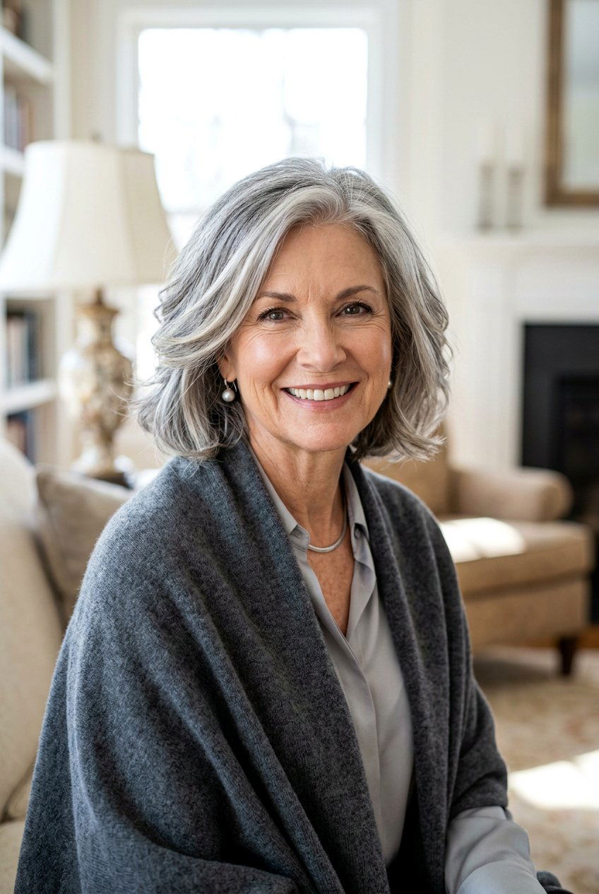 Silver Gray Highlights For Older Women - 20 cool silver blonde highlights - 20 cool silver blonde highlights