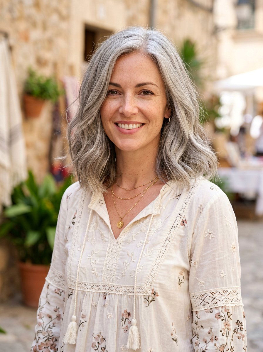 Silver Gray Long Bob - 20 silver gray bob color ideas - 20 silver gray bob color ideas