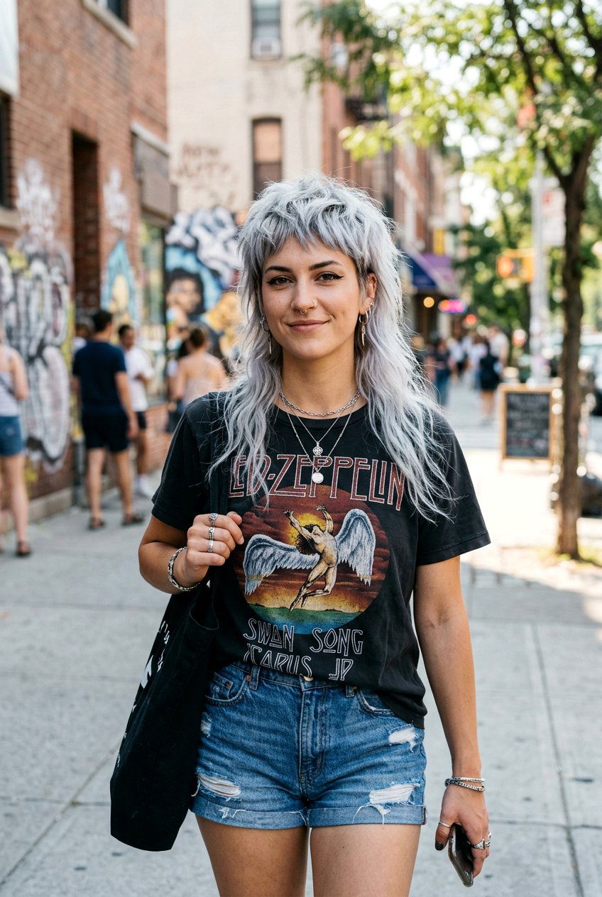 Silver Gray Mullet Haircut - 20 modern silver gray hair ideas - 20 modern silver gray hair ideas