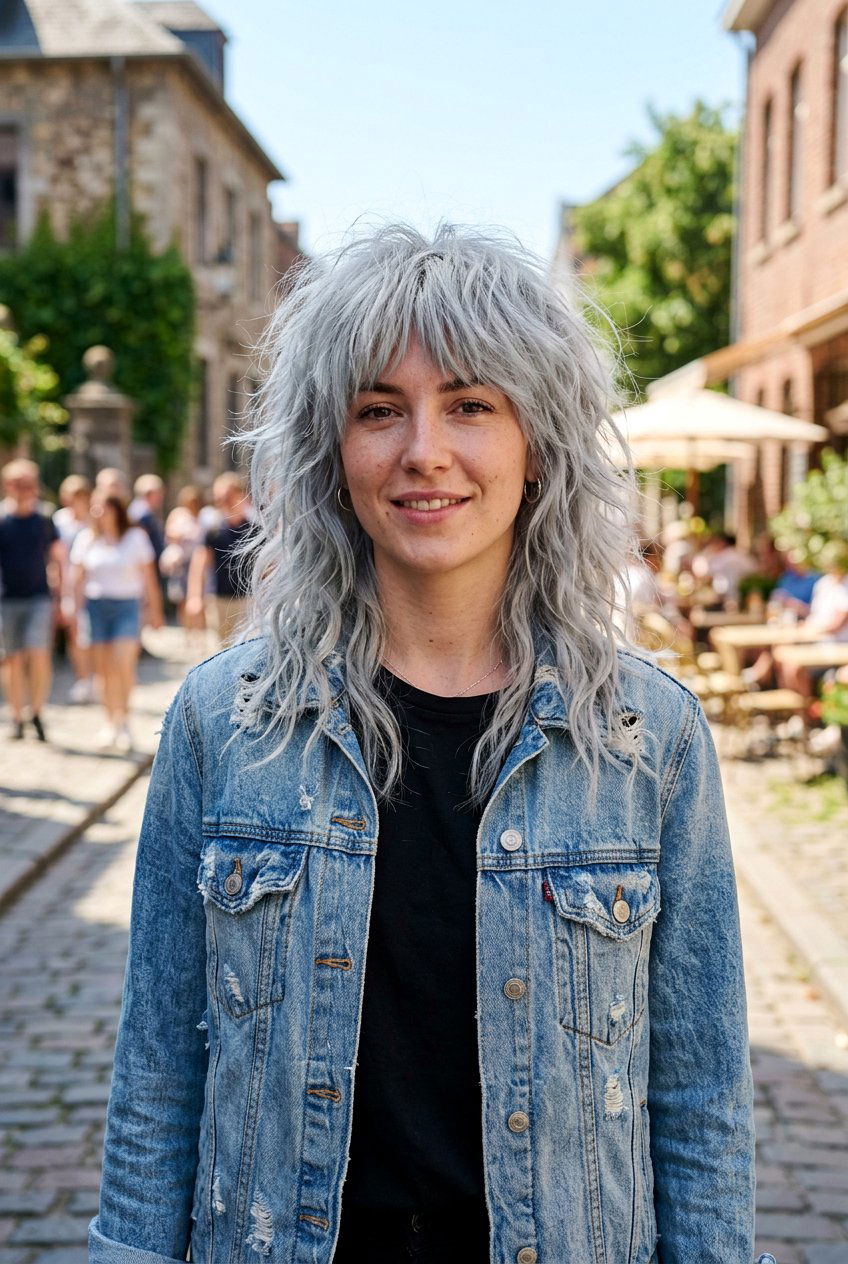 Silver Gray Wolf Cut - 20 modern silver gray hair ideas - 20 modern silver gray hair ideas