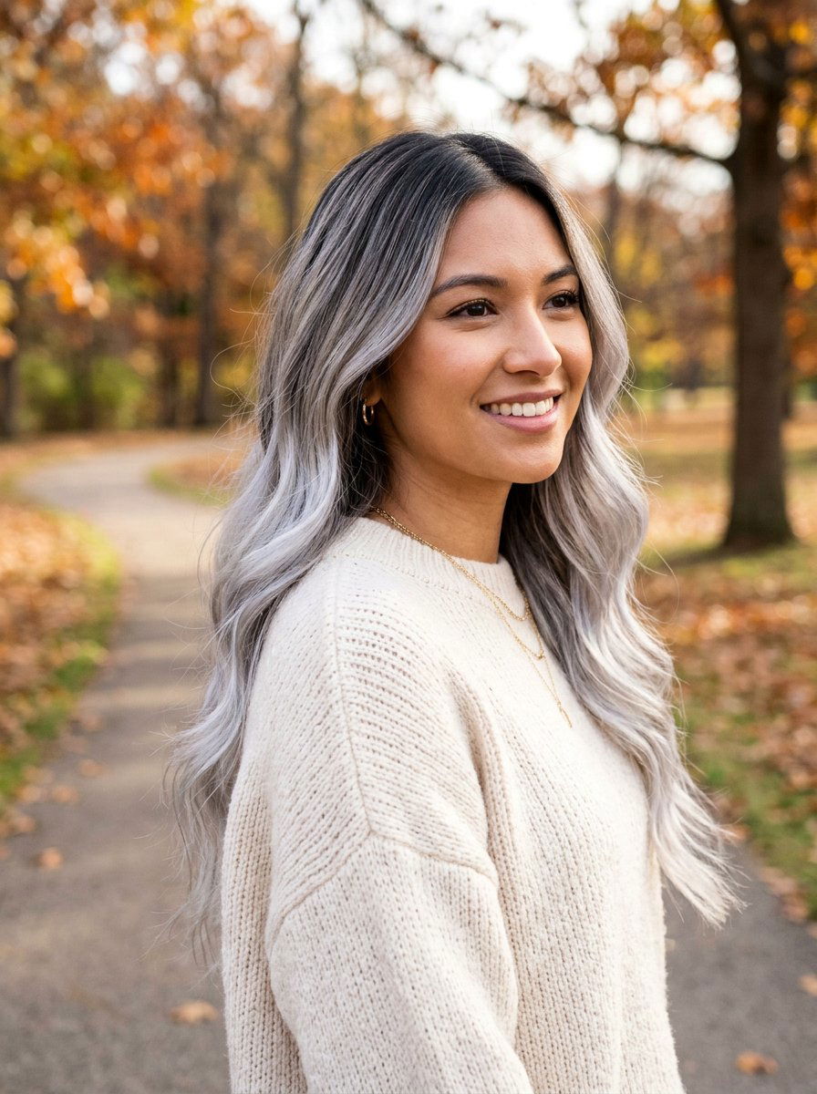 Silver Hair Balayage - 20 trending silver hair ideas for women - 20 trending silver hair ideas for women