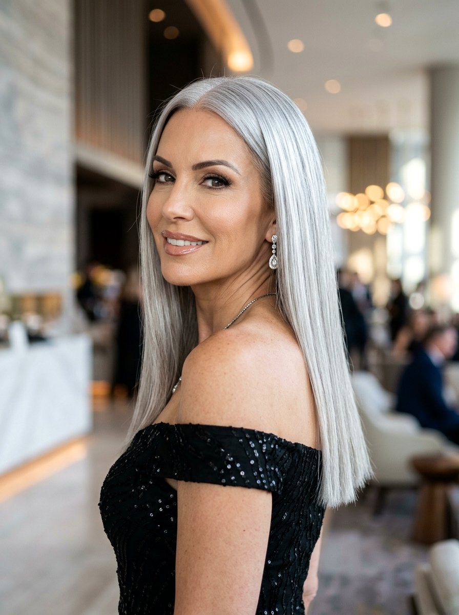 Silver Hair Glass Finish - 20 trending silver hair ideas for women - 20 trending silver hair ideas for women