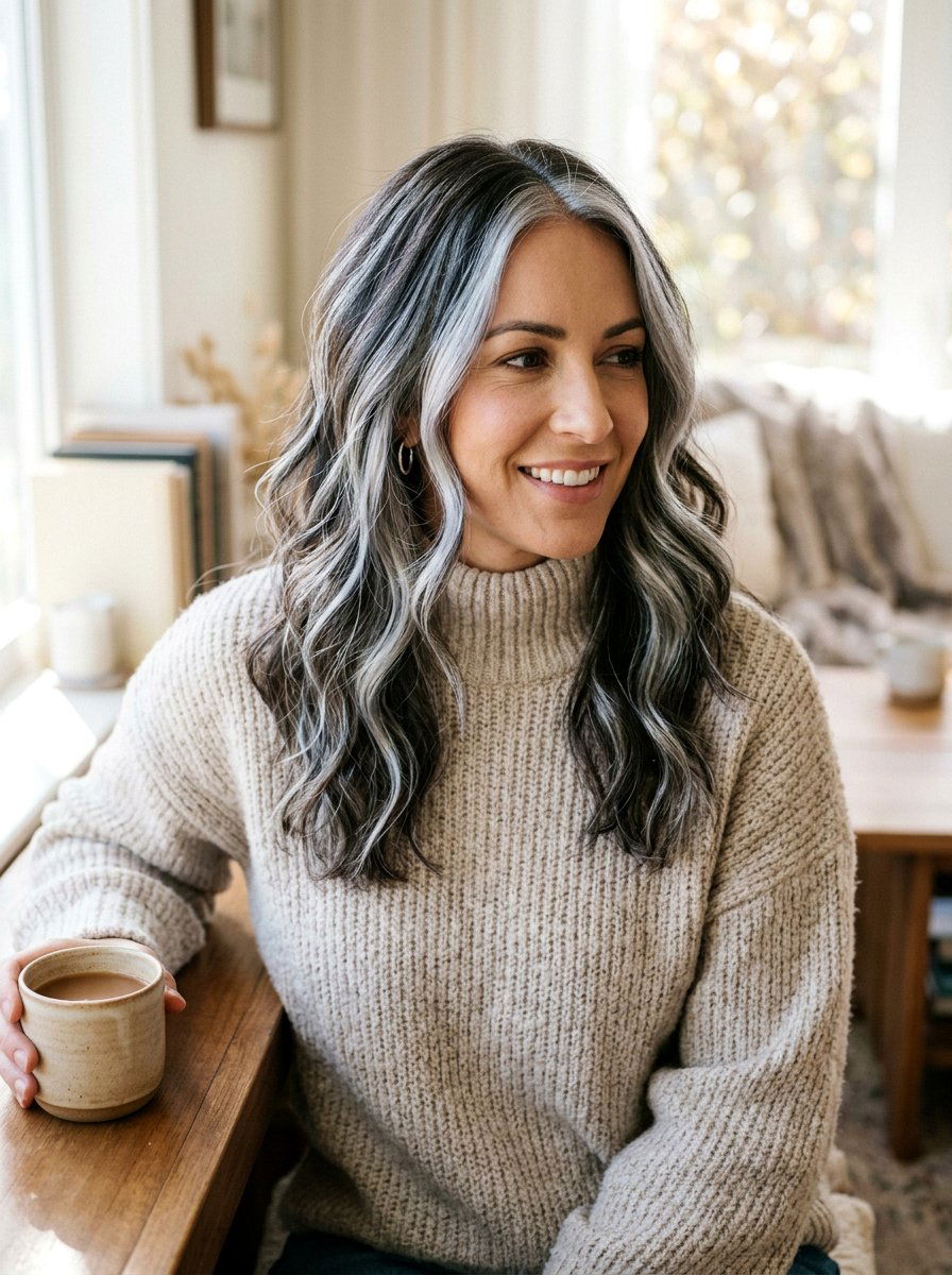 Silver Hair Highlights - 20 trending silver hair ideas for women - 20 trending silver hair ideas for women