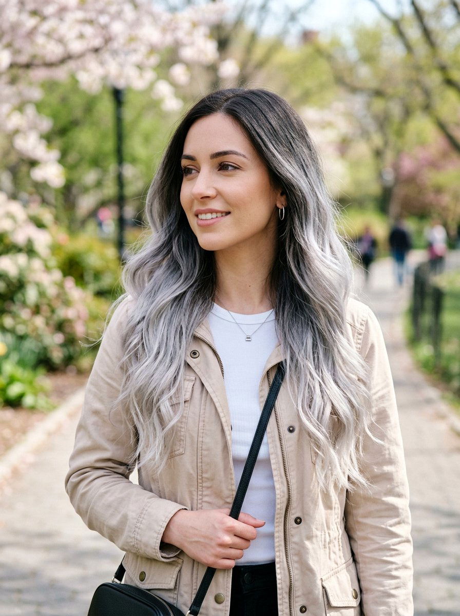 Silver Hair Ombre - 20 trending silver hair ideas for women - 20 trending silver hair ideas for women