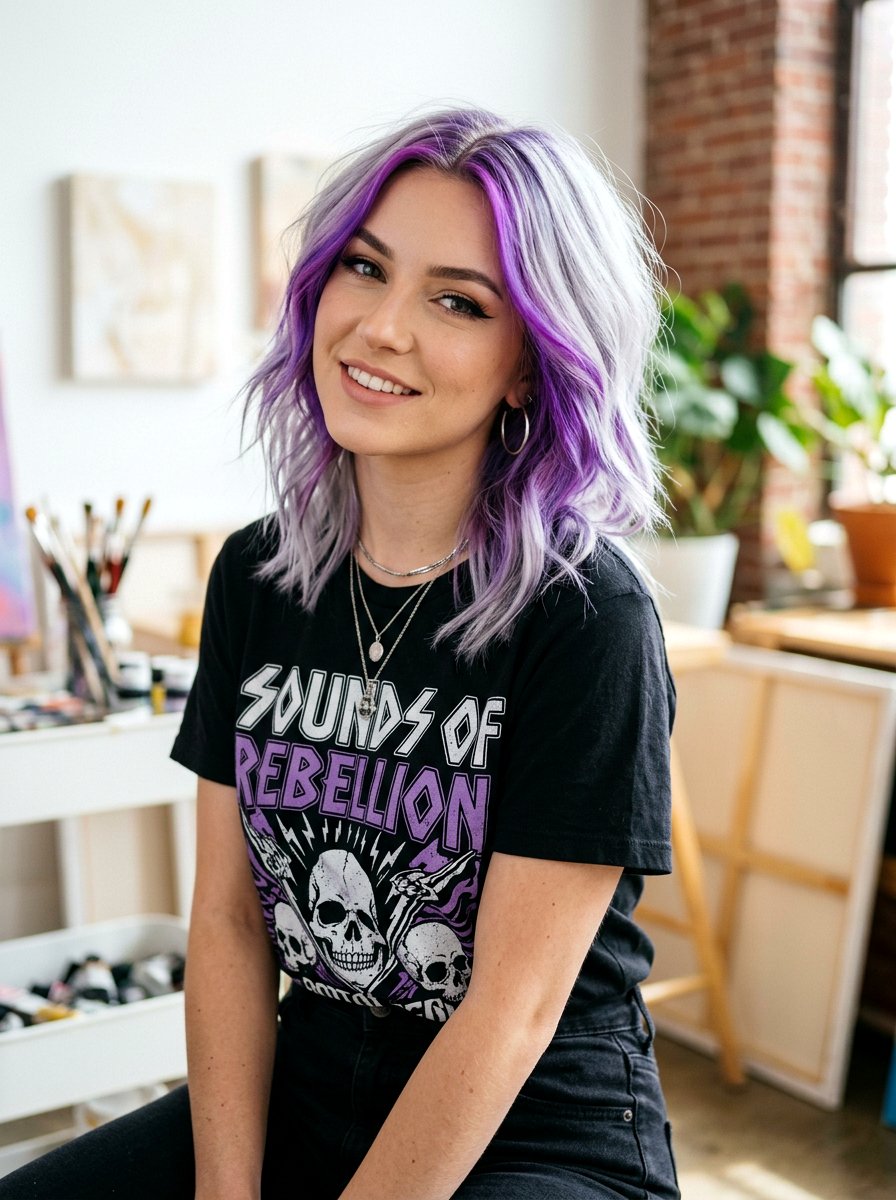 Silver Hair With Purple Tones - 20 trending silver hair ideas for women - 20 trending silver hair ideas for women