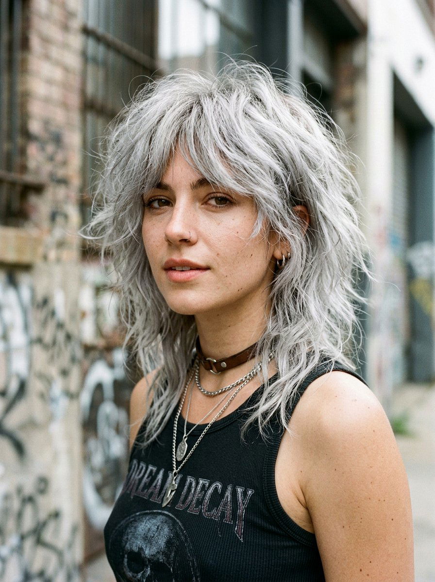 Silver Hair Wolf Cut - 20 trending silver hair ideas for women - 20 trending silver hair ideas for women