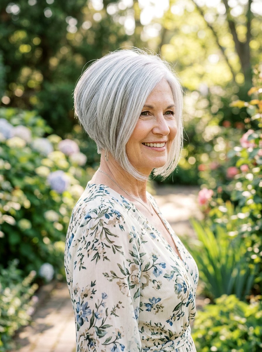 20 Gorgeous Silver Refresh Ideas For Older Women To Try Now