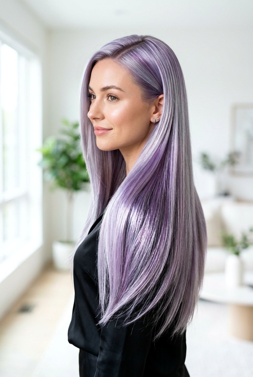 Silver Lavender Hair - 20 lavender hair color ideas - 20 lavender hair color ideas
