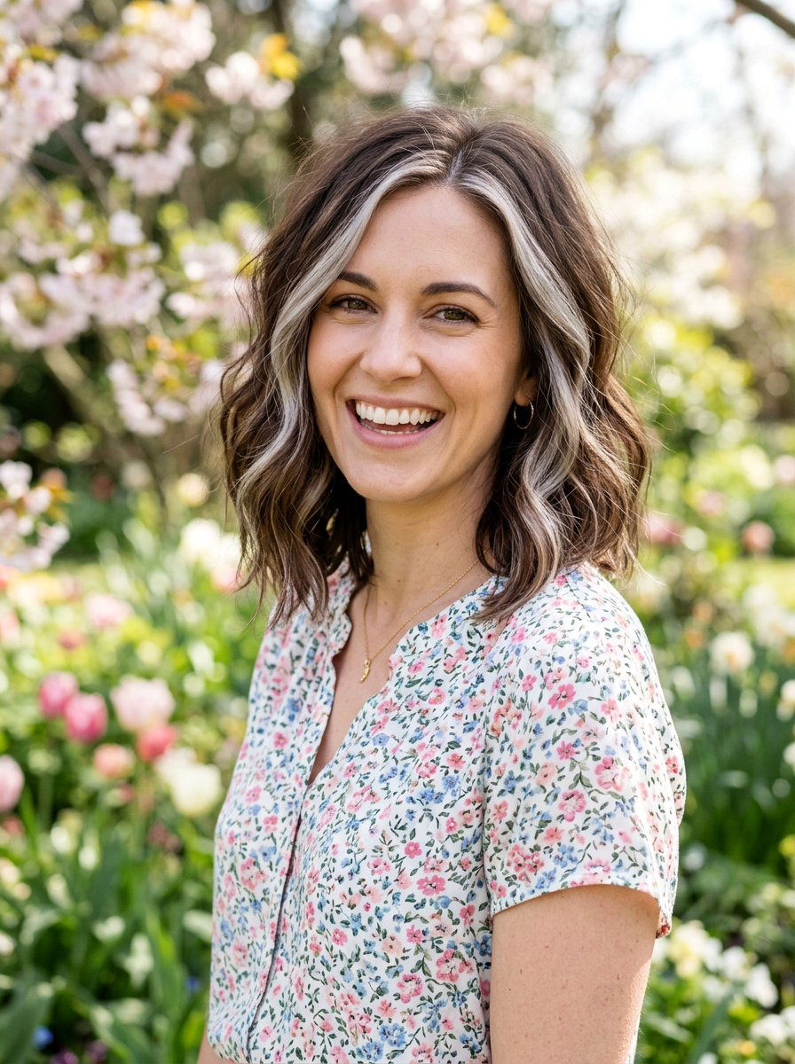 Silver Money Piece Wavy Brunette Bob - 20 silver money piece for brunette bob - 20 silver money piece for brunette bob