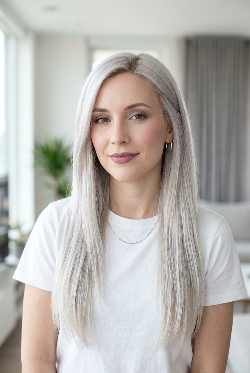 Silver Money Piece With Platinum Blonde Hair - 20 silver money piece hair - 20 silver money piece hair