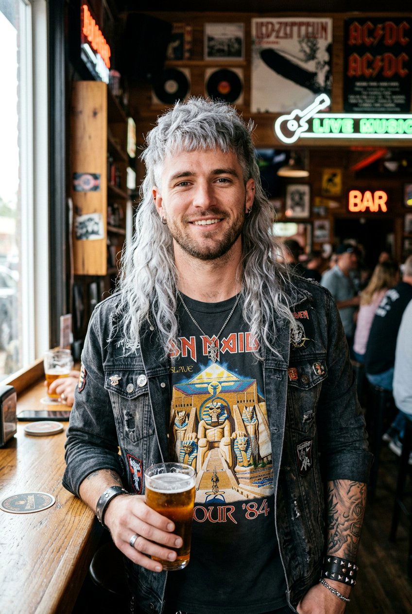 Silver Mullet Haircut Men - 20 men haircut ideas for gray hair - 20 men haircut ideas for gray hair