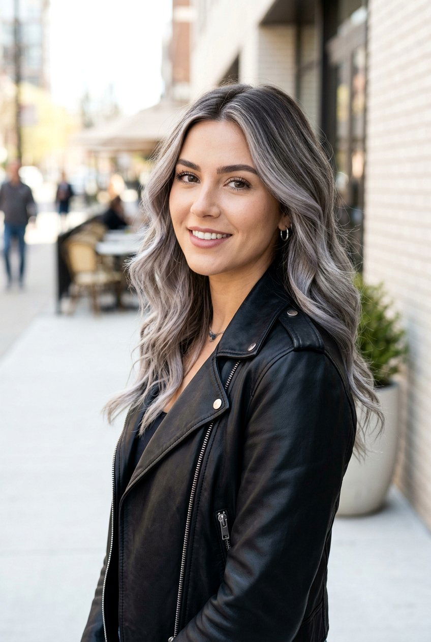 Silver Mushroom Bronde Balayage - 20 mushroom bronde hair color - 20 mushroom bronde hair color