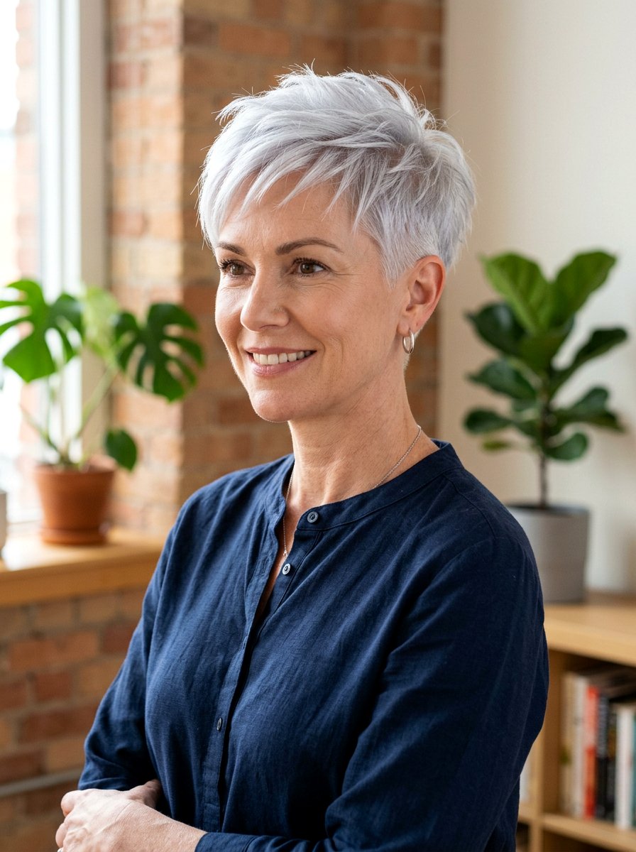 Silver Pixie Haircut - 20 older women pixie haircut ideas - 20 older women pixie haircut ideas