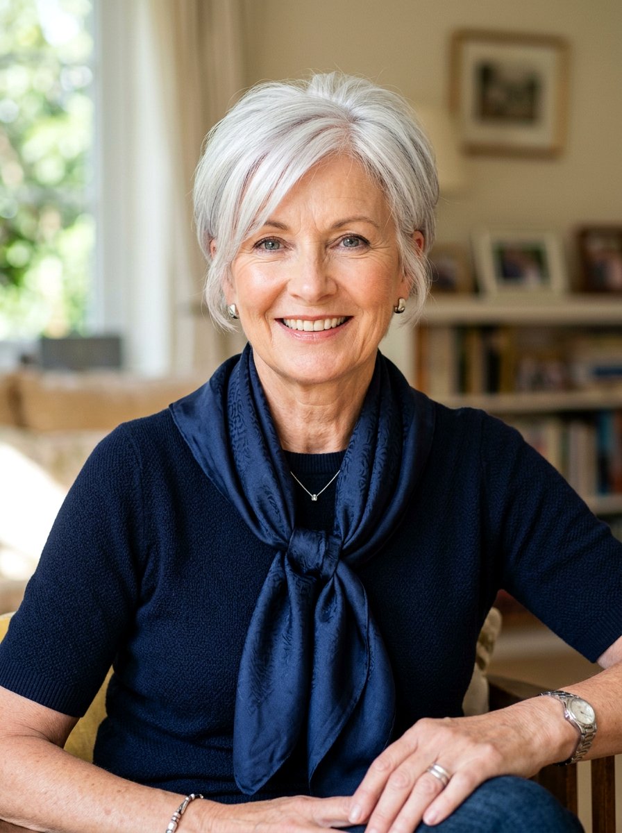 Silver Pixie for Women Over 50 - 20 silver pixie hair color ideas - 20 silver pixie hair color ideas