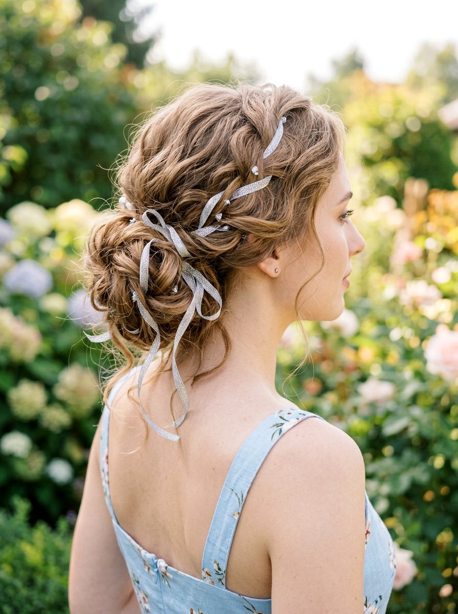 Silver Ribbons In Light Brown Hair - 20 silver brunette blend hair color - 20 silver brunette blend hair color