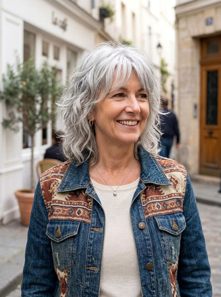 Silver Shag Haircut - 20 classy silver hairstyle ideas - 20 classy silver hairstyle ideas