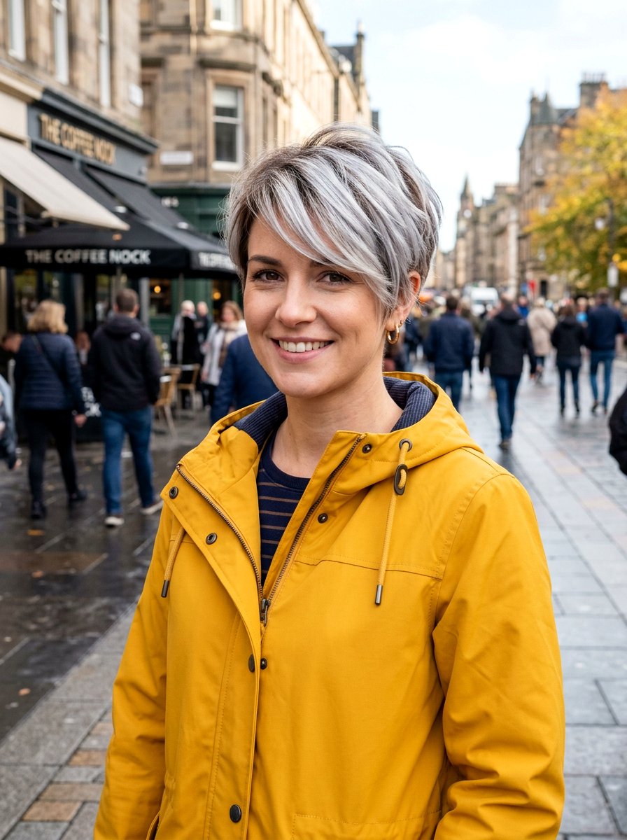 Silver balayage pixie bob - 20 silver balayage bob haircut - 20 silver balayage bob haircut