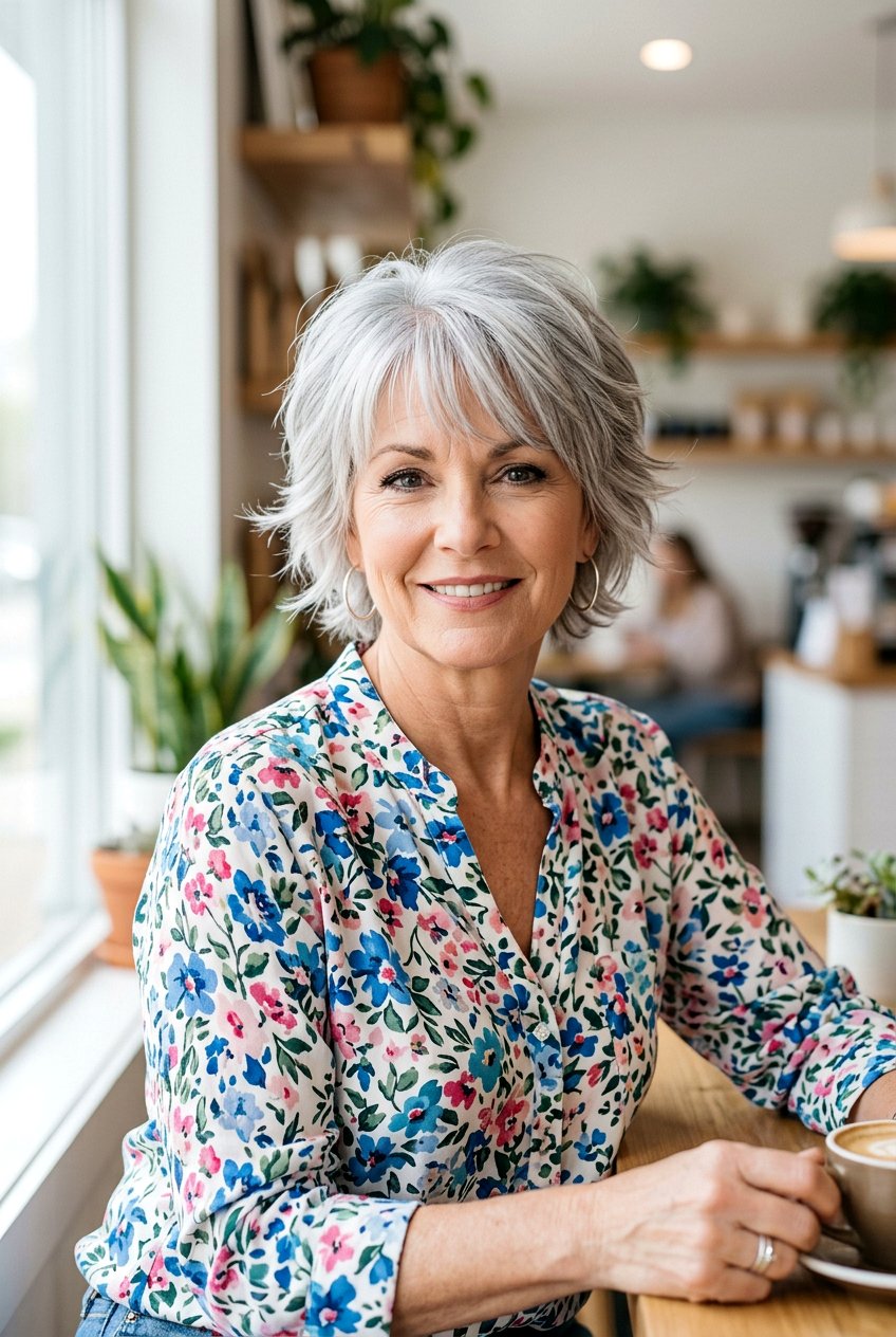 Silver bixie haircut with bangs - 20 modern gray bixie haircut - 20 modern gray bixie haircut