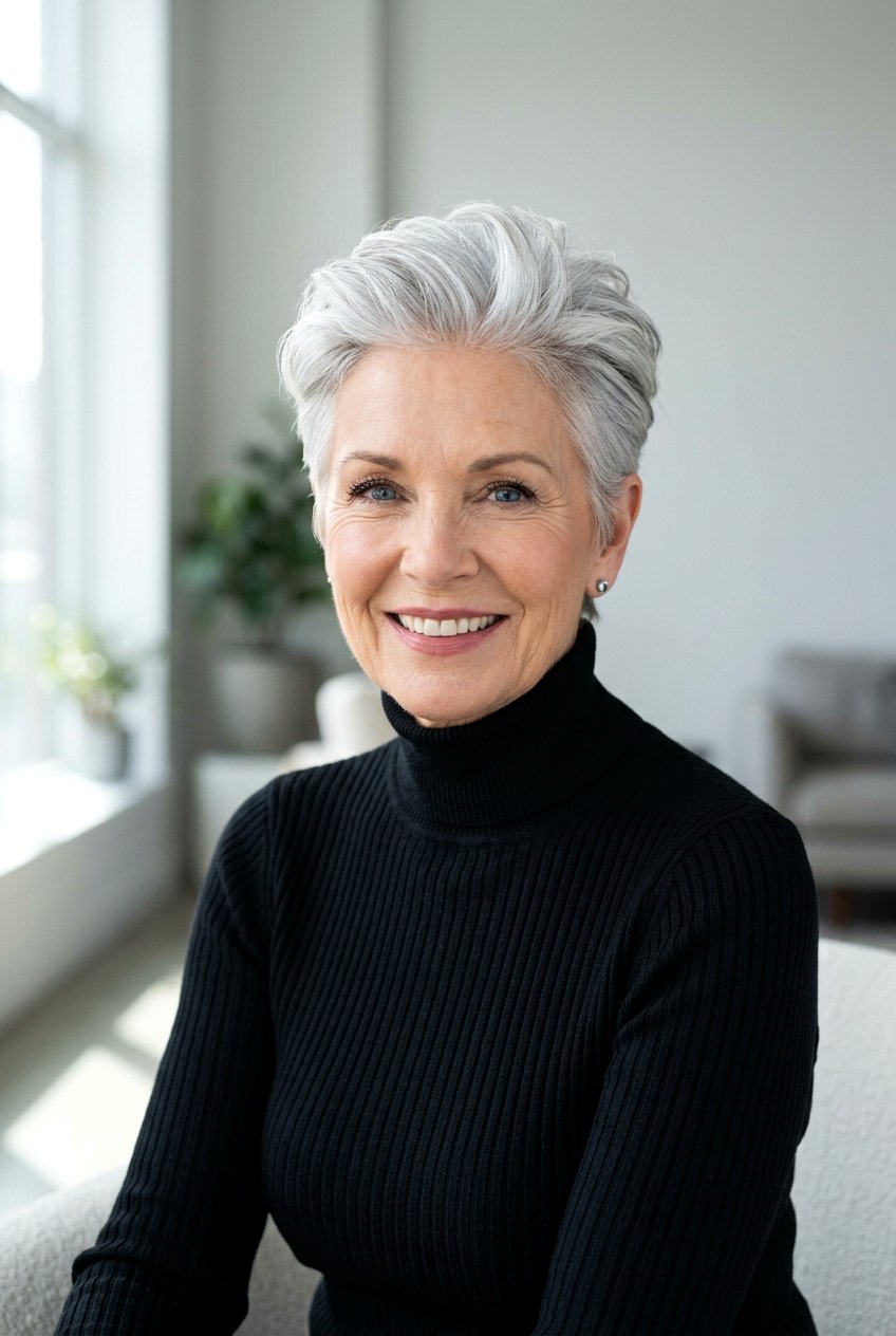 Silver gray hair color - 20 hair color for women over 60 with fair skin - 20 hair color for women over 60 with fair skin