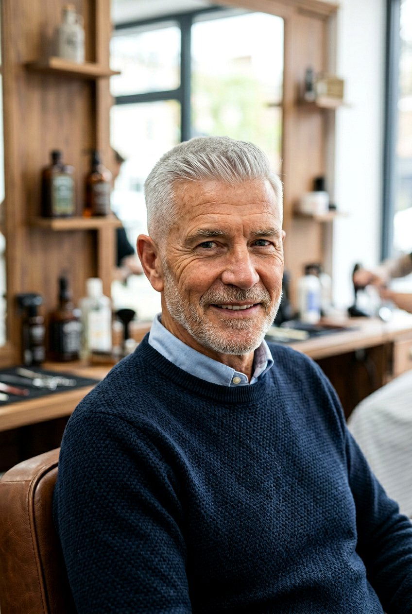 Silver hair crew cut - 20 crew cut haircut - 20 crew cut haircut