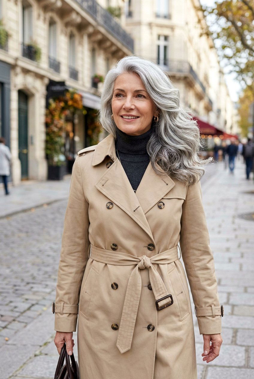 Silver hair with side part - 20 elegant silver hairstyles for women - 20 elegant silver hairstyles for women