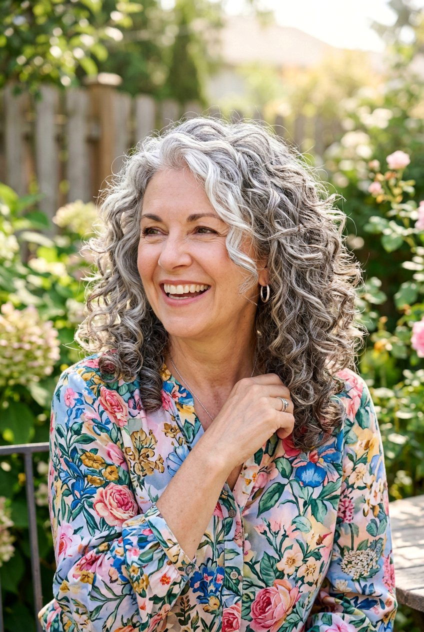 Silver money piece for curly hair - 20 silver money piece for mature women - 20 silver money piece for mature women