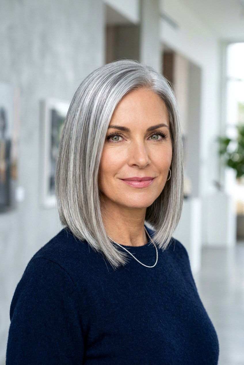 20 Gorgeous Pearl Gray Hair Color Ideas for a Chic Style