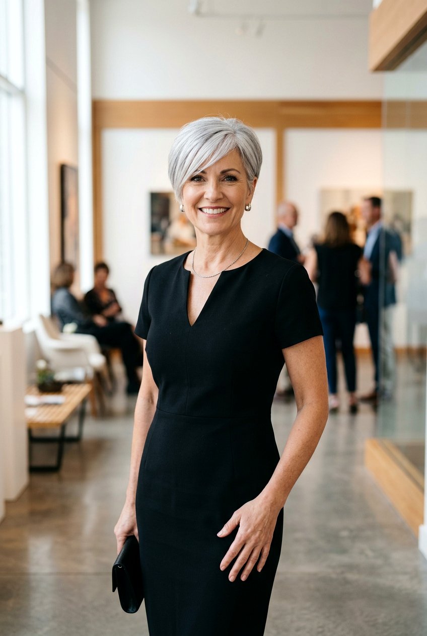 Silver pixie cut - 20 gray natural hairstyles for black women - 20 gray natural hairstyles for black women