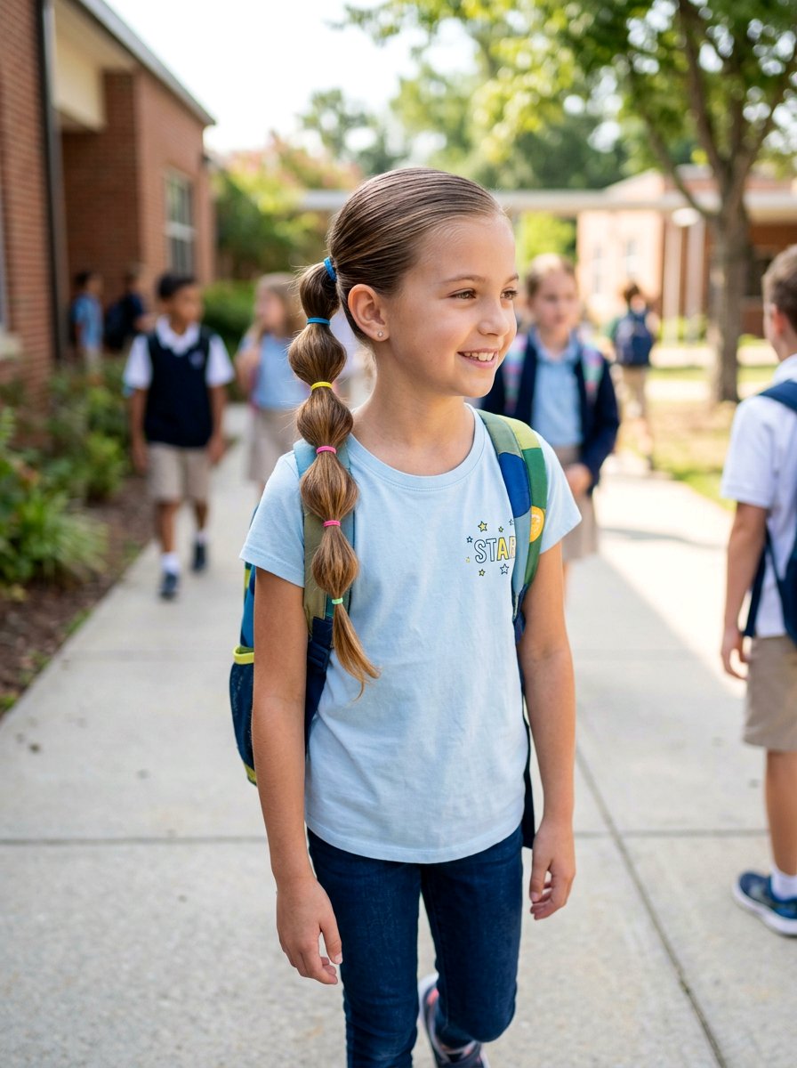 Simple Bubble Braid Ponytail - 20 school bubble braid hairstyle - 20 school bubble braid hairstyle