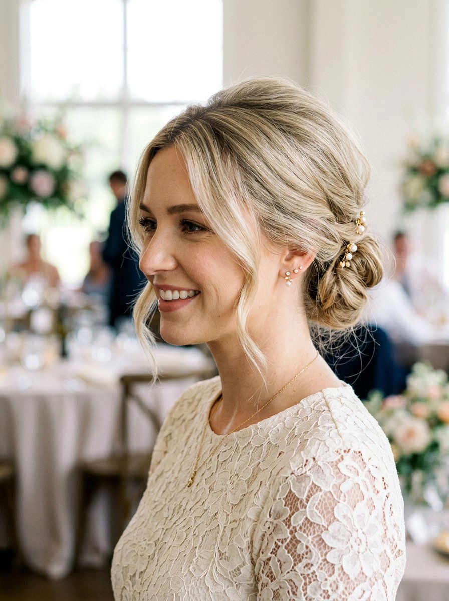 Simple Bun For Medium Fine Hair Wedding Guest - 20 simple wedding guest bun for medium hair - 20 simple wedding guest bun for medium hair
