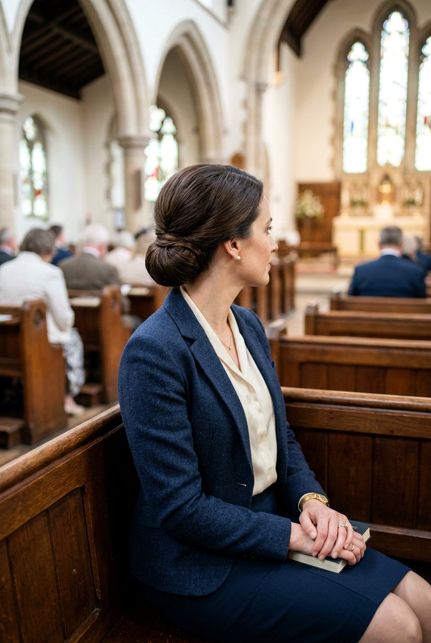 Simple Chignon For Church - 20 church hairstyles for women - 20 church hairstyles for women