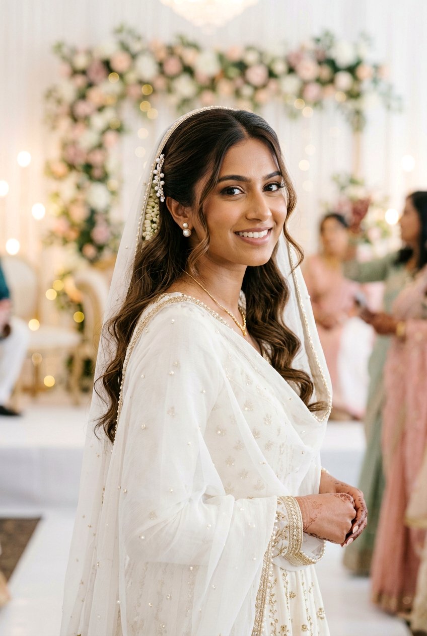 20 Beautiful Simple Nikah Hairstyles for Your Special Day