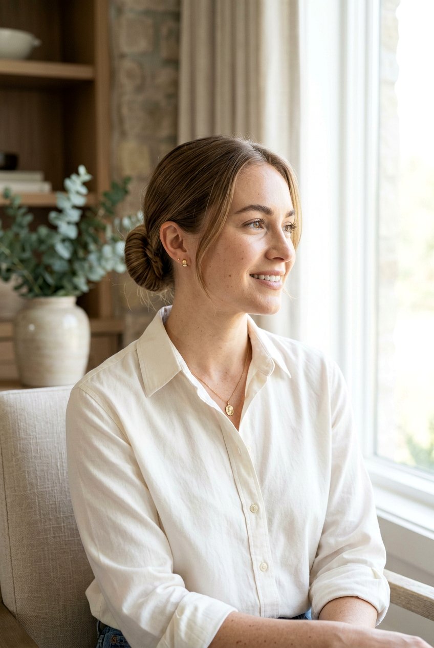 Simple Everyday Old Money Bun - 20 old money bun hairstyle - 20 old money bun hairstyle