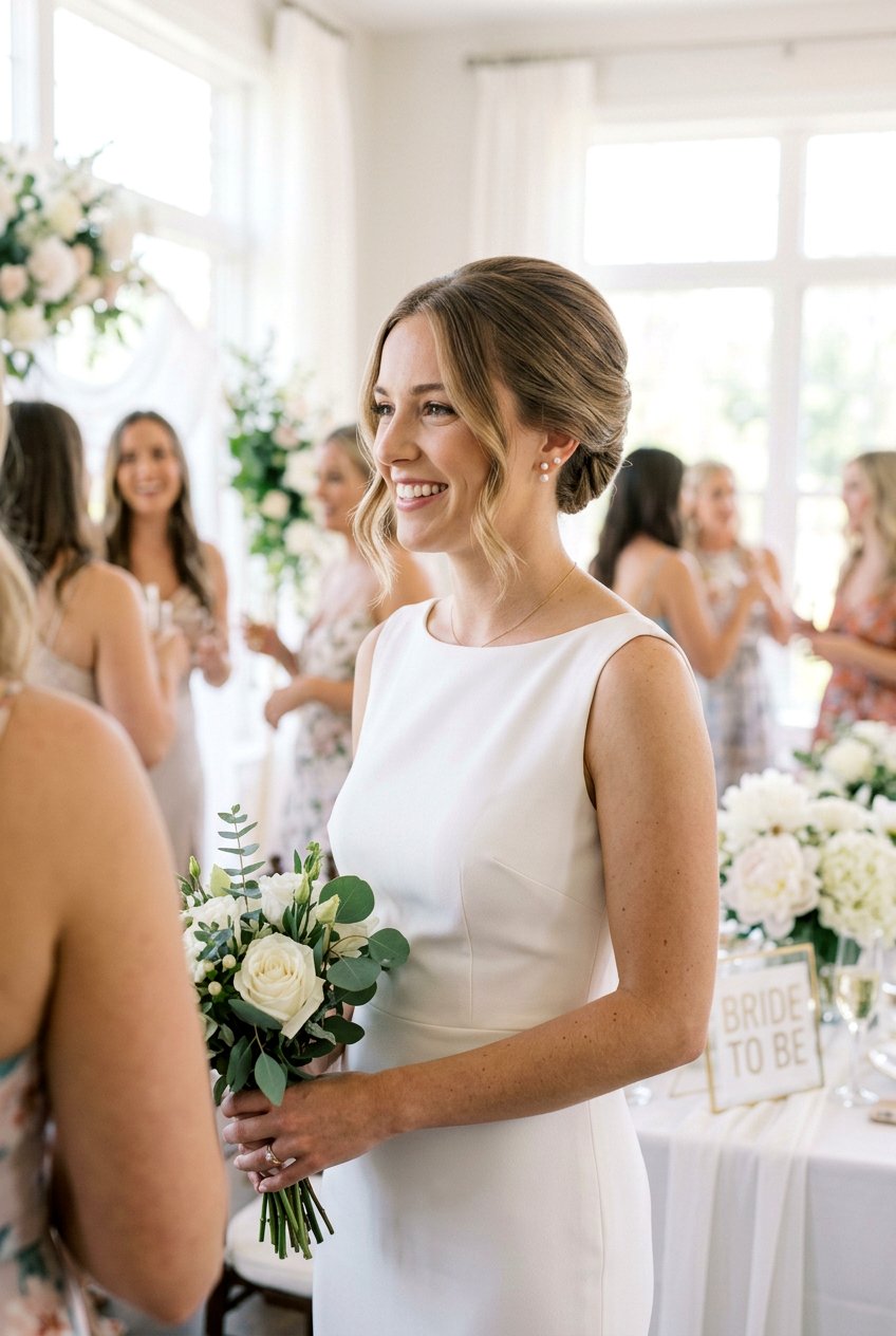 Simple French Twist For Bridal Shower - 20 bridal shower hairstyles - 20 bridal shower hairstyles