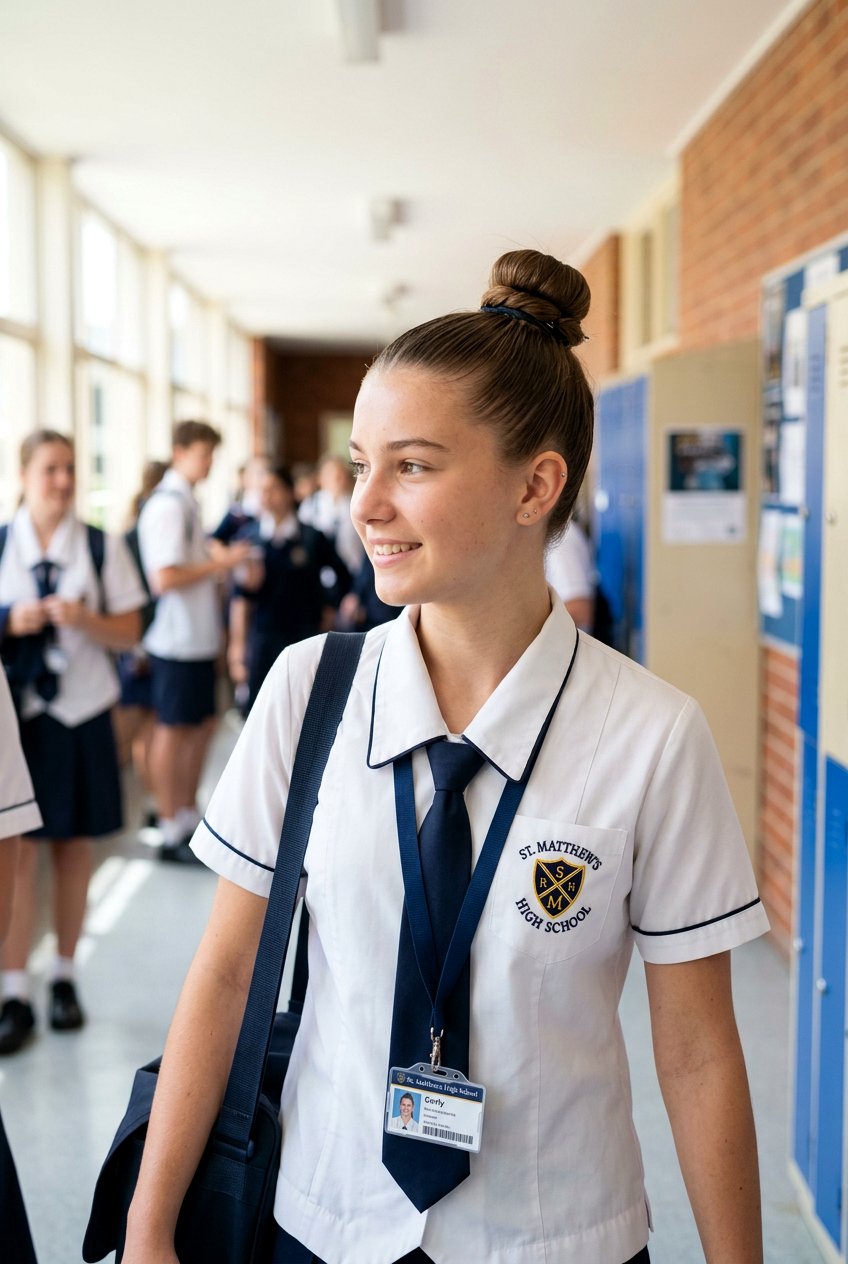 Simple High School Bun For Girls - 20 school bun hairstyle for girls - 20 school bun hairstyle for girls