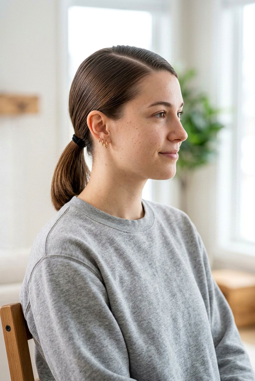 Simple Low Ponytail - 20 exam week easy hairstyles - 20 exam week easy hairstyles