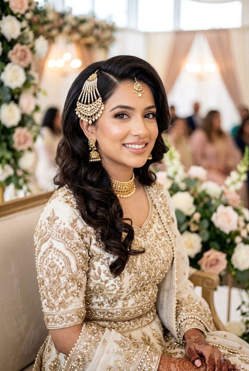 Simple Nikah Hairstyle With Passa - 20 simple nikah hairstyles - 20 simple nikah hairstyles