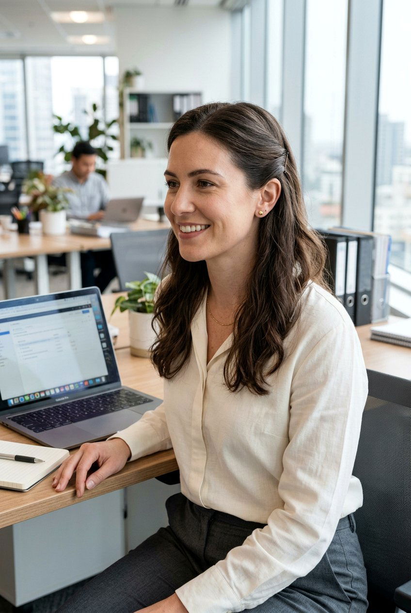 Simple Pinned Back Office Look - 20 protective office hairstyles - 20 protective office hairstyles