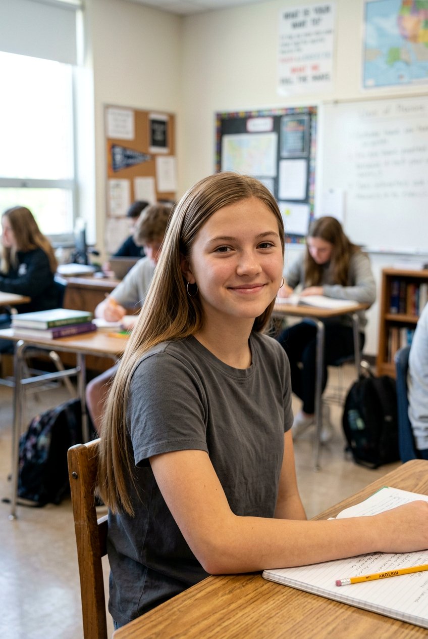 Simple Straight Hair With Side Part - 20 school hairstyles for long straight hair - 20 school hairstyles for long straight hair