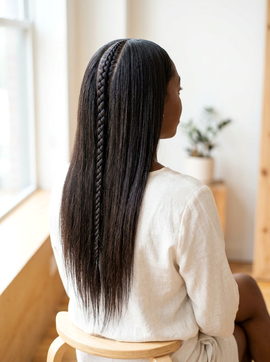 Single Cornrow Braid - 20 humidity proof braid hairstyle - 20 humidity proof braid hairstyle