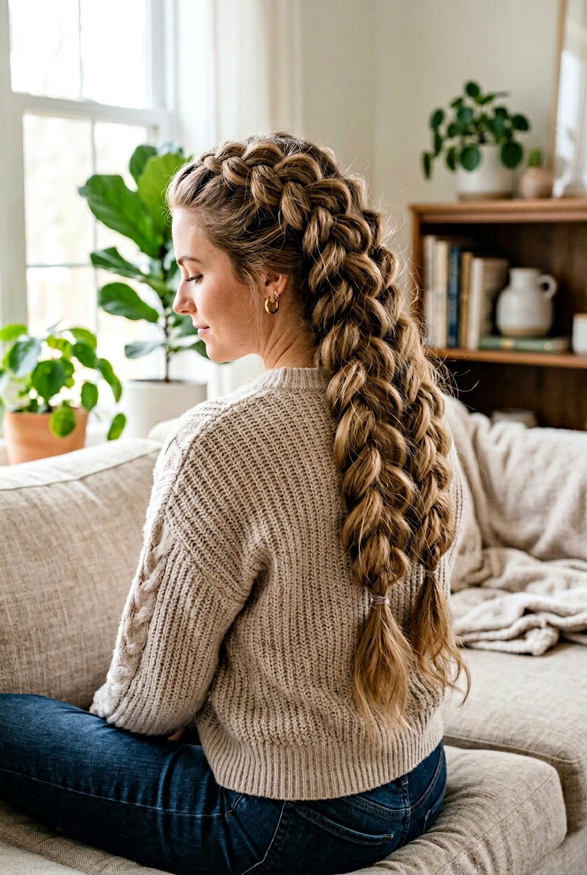 Single Messy Dutch Braid - 20 messy dutch braid hairstyle - 20 messy dutch braid hairstyle
