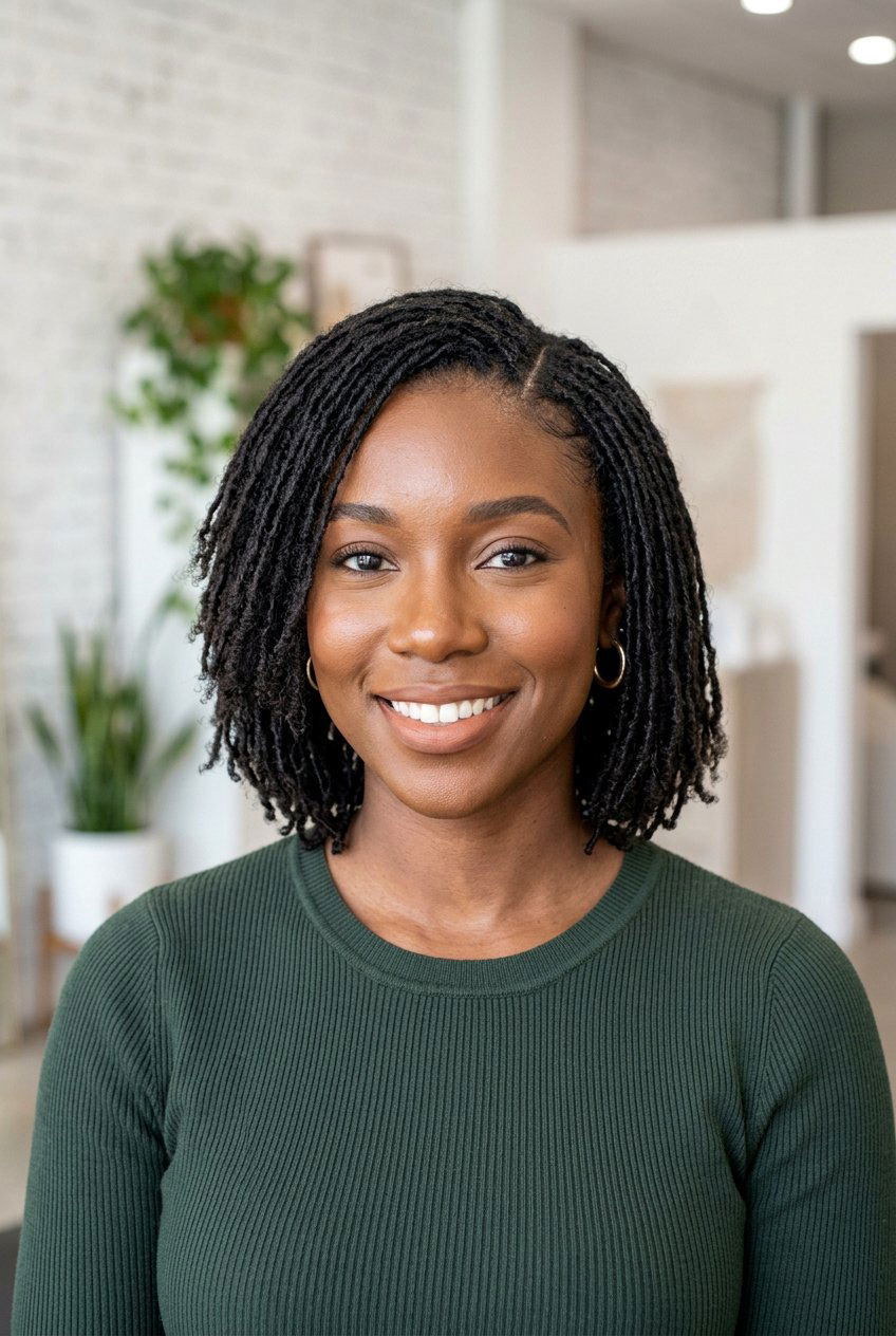 Sisterlocks Bob - 20 loc hairstyles for women - 20 loc hairstyles for women