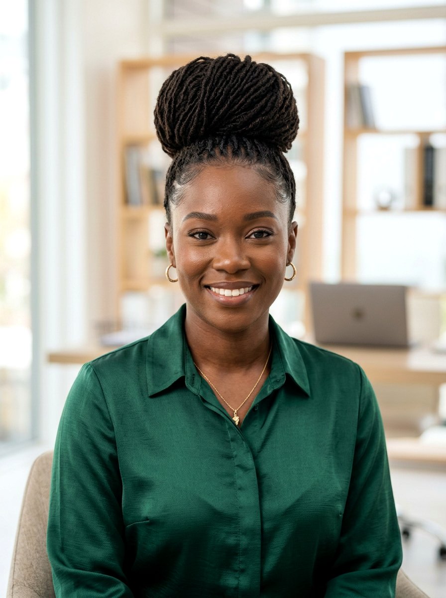 Sisterlocks High Bun - 20 sisterlocks hairstyle ideas - 20 sisterlocks hairstyle ideas