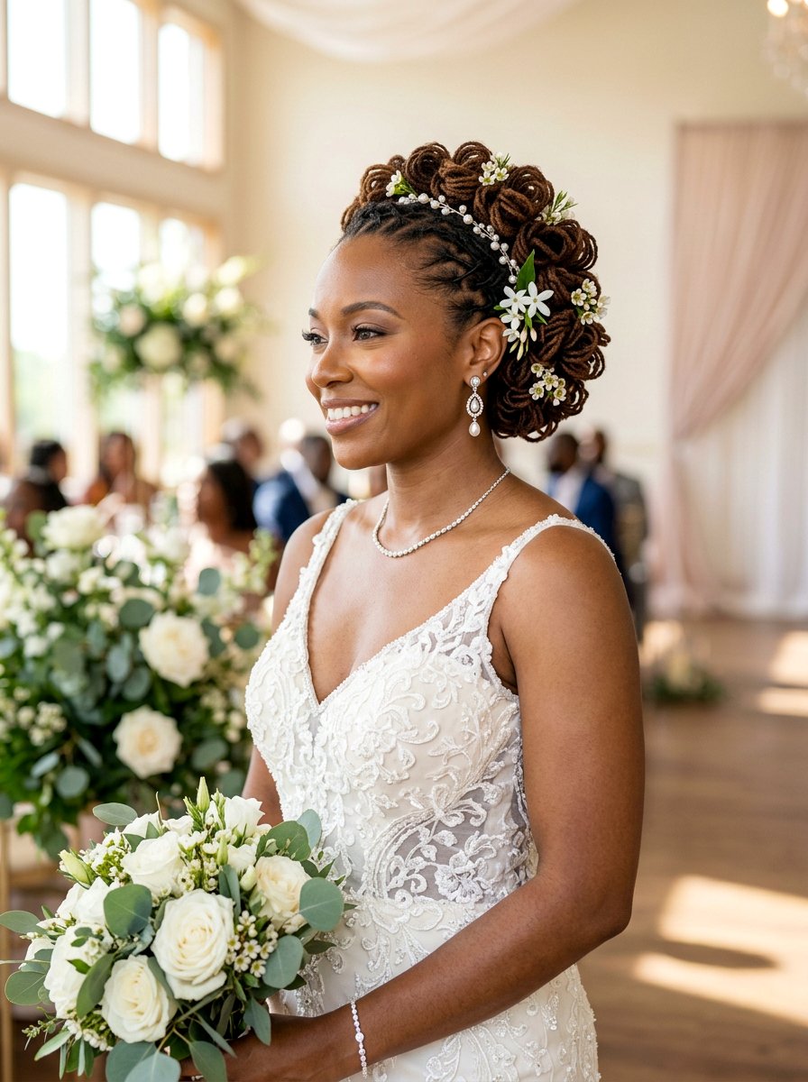 Sisterlocks Petals - 20 sisterlocks hairstyle ideas - 20 sisterlocks hairstyle ideas