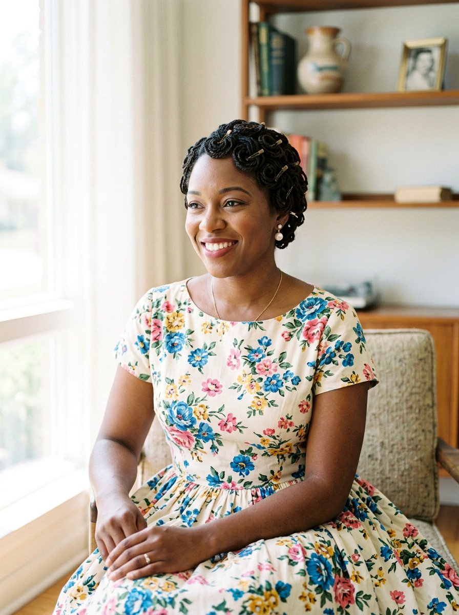 Sisterlocks Pin Curls - 20 sisterlocks hairstyle ideas - 20 sisterlocks hairstyle ideas