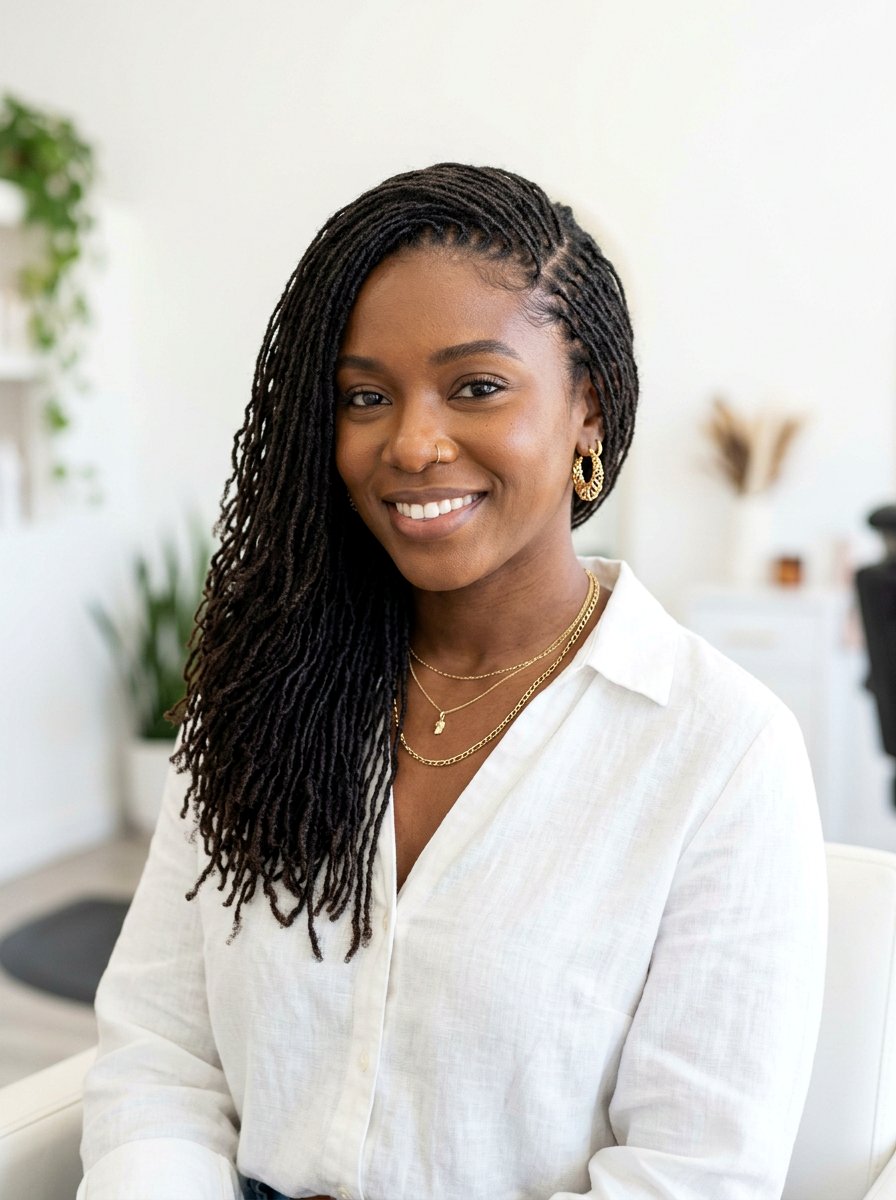 Sisterlocks Starter Locs - 20 starter loc styles for women - 20 starter loc styles for women