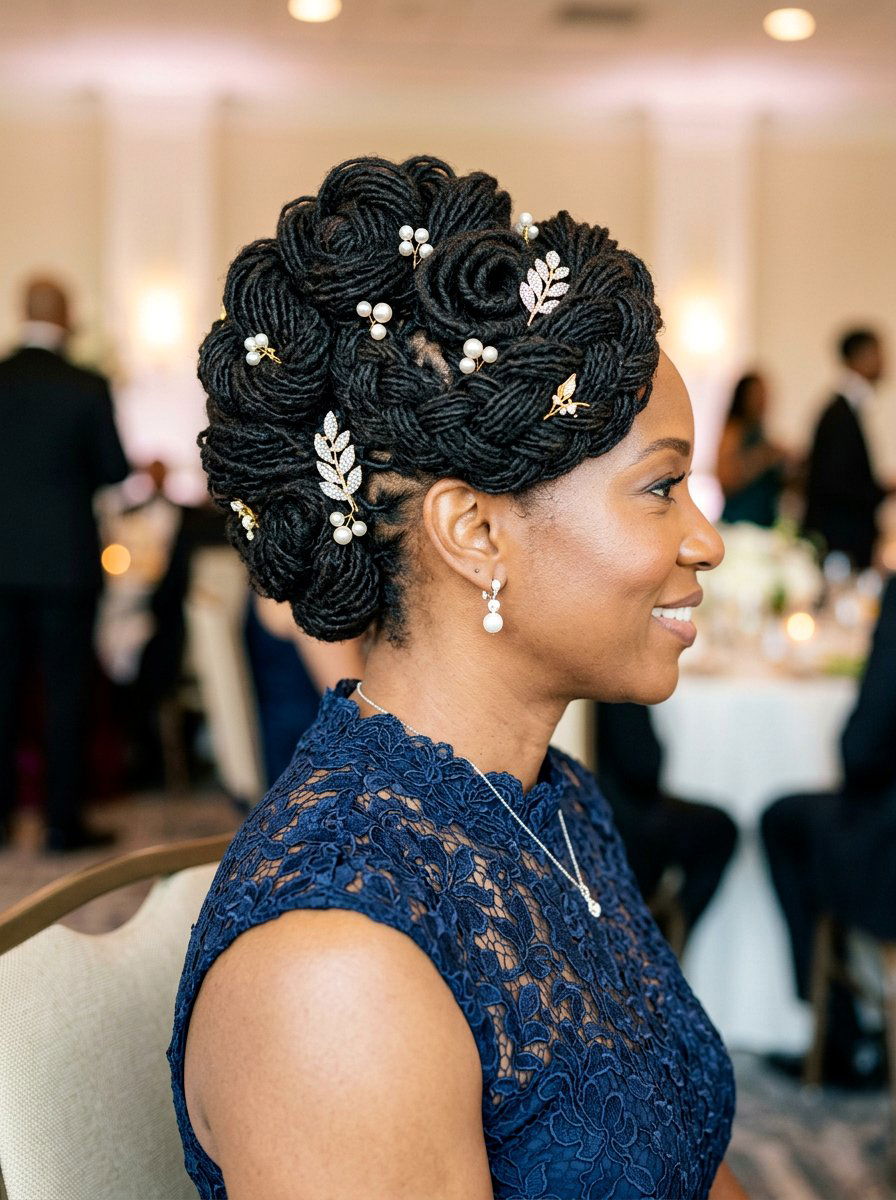 Sisterlocks Updo - 20 sisterlocks hairstyle ideas - 20 sisterlocks hairstyle ideas