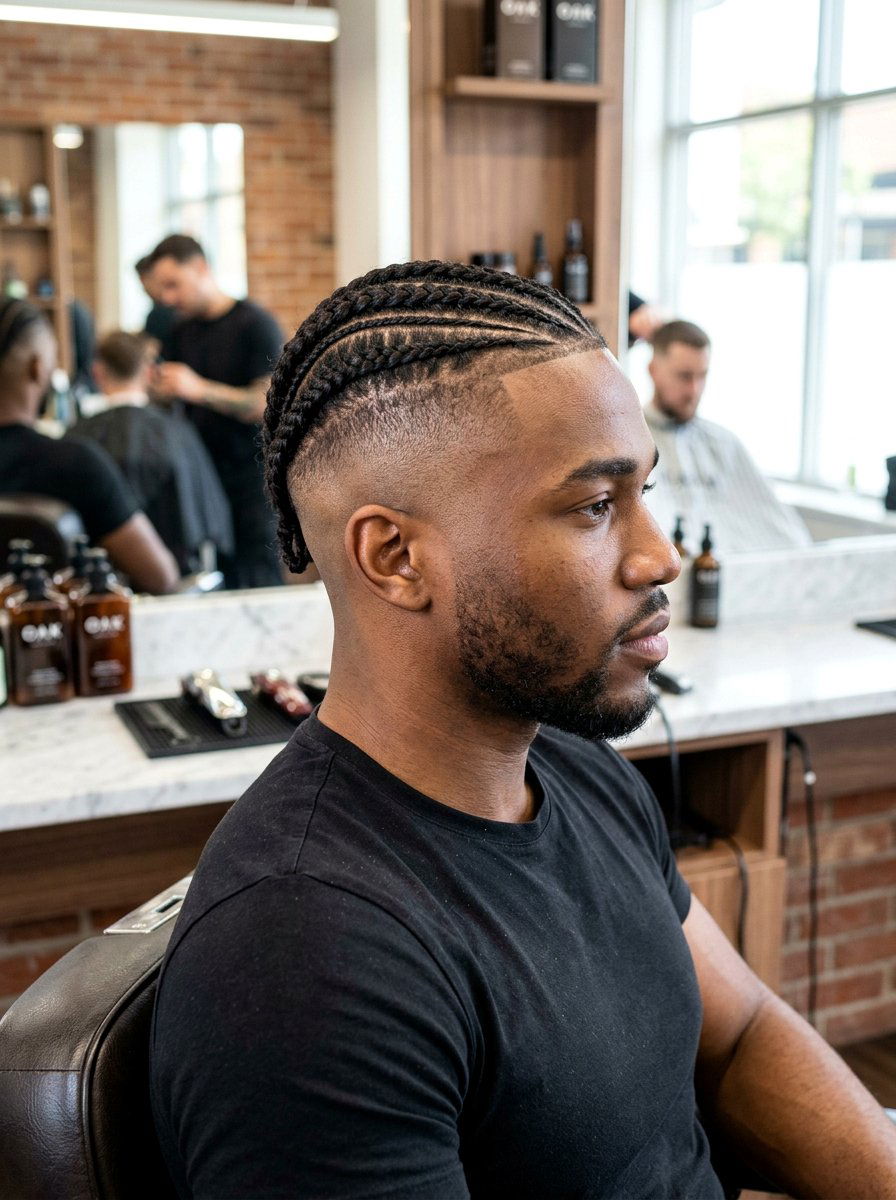 Skin Fade Braided Undercut - 20 viking undercut braid men - 20 viking undercut braid men