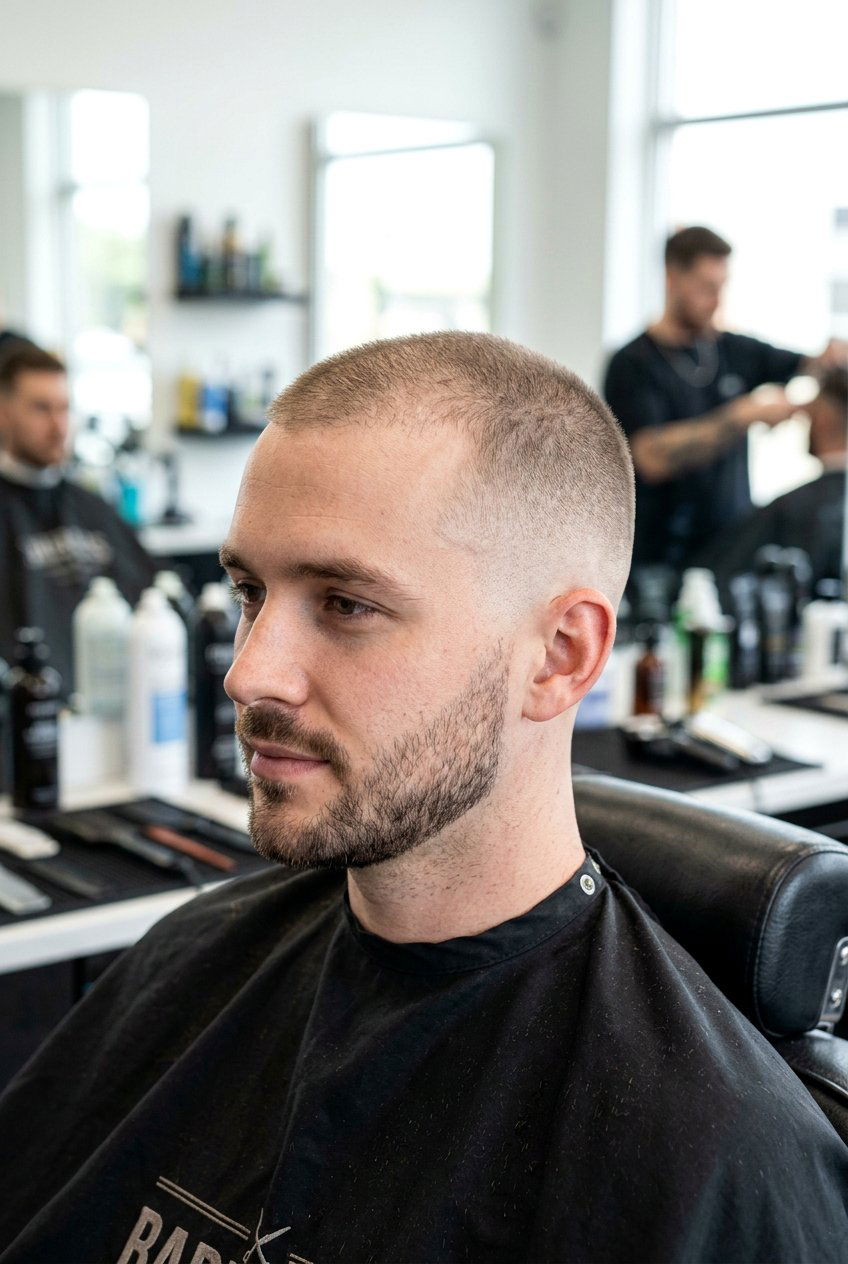 Skin Fade Buzz Cut - 20 hairstyles for men with thin hair - 20 hairstyles for men with thin hair