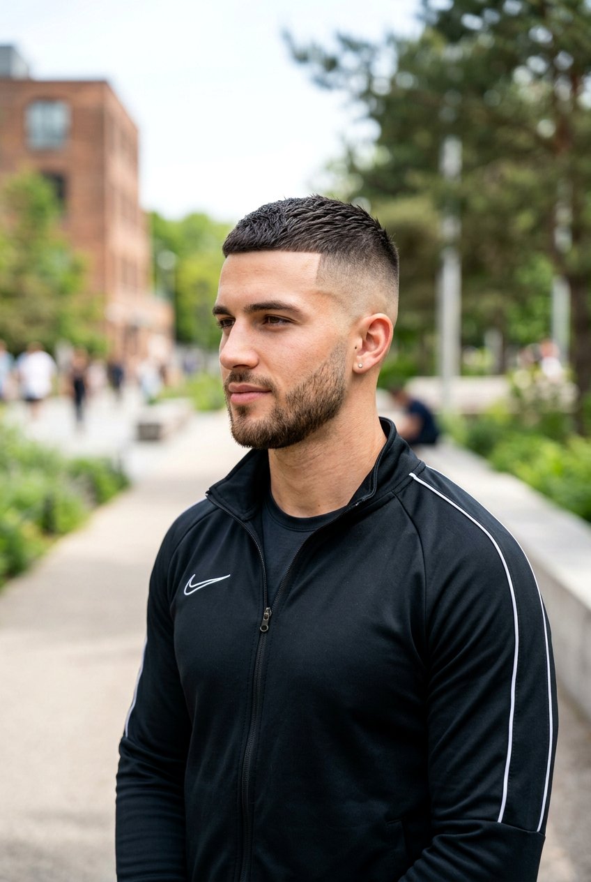 Skin Fade Crew Cut - 20 crew cut for thinning hair men - 20 crew cut for thinning hair men